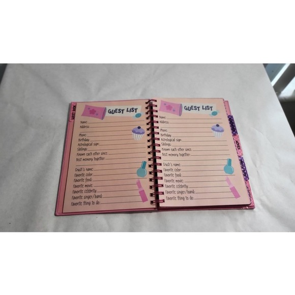 Sleepover Party Journal Ultimate Sleepover Journal Diary Guest Book - Picture 6 of 7